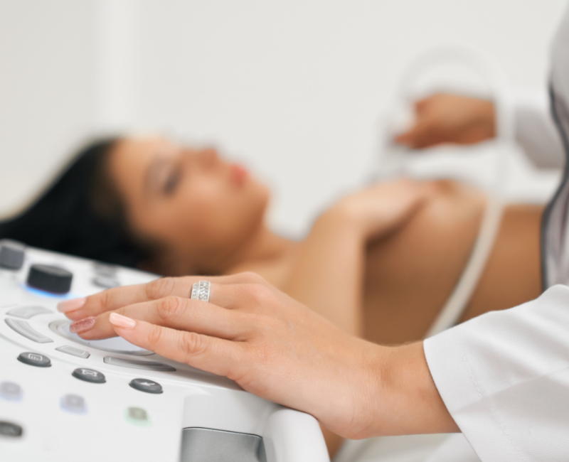 Door to screening breast ultrasound should not be closed